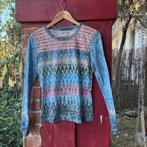 Prana multicolored lightweight longsleeved shirt
